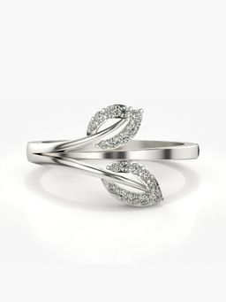 Valanova - Sterling Silver Plated with White Gold and Certified Lab Grown Diamond 0.14Cts
