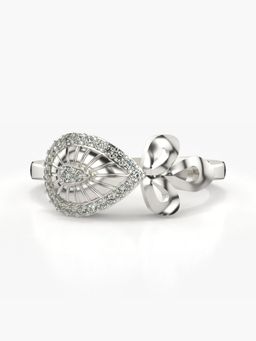 Valanova - Sterling Silver Plated with White Gold and Certified Lab Grown Diamond 0.16Cts