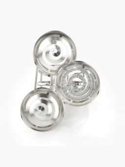 Valanova - Sterling Silver Plated with White Gold and Certified Lab Grown Diamond 0.37Cts