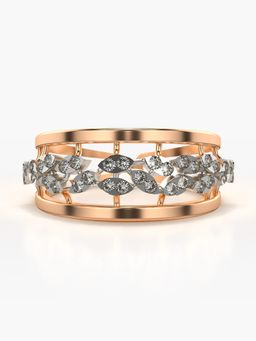Valanova - Sterling Silver Plated with Rose Gold and Certified Lab Grown Diamond 0.30Cts