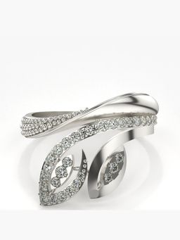 Valanova - Sterling Silver Plated with White Gold and Certified Lab Grown Diamond 0.35Cts