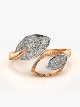 Valanova - Sterling Silver Plated with Rose Gold and Certified Lab Grown Diamond 0.36Cts