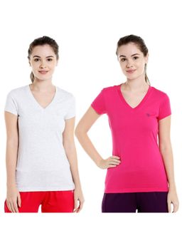 Bodycare - Bodyactive Pack Of 2 Women'S Tshirt - Multi-Color