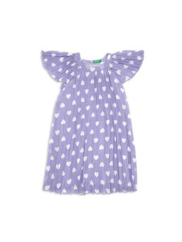United Colors of Benetton - Girls Blue Printed Mini Dresses