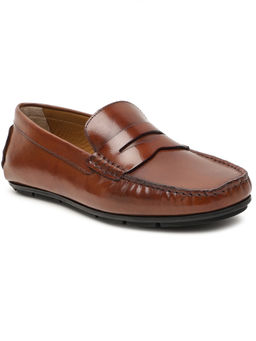 Rare Rabbit - Brix1 Tan Moccasin Shoe Formal Shoes Loafers