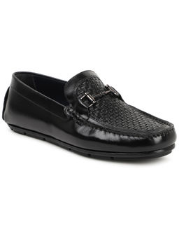 Rare Rabbit - Fife1 Black Moccasin Shoe Formal Shoes Loafers