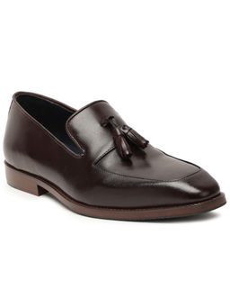 Rare Rabbit - Houston Brown Slip On Shoe Formal Shoes Loafers