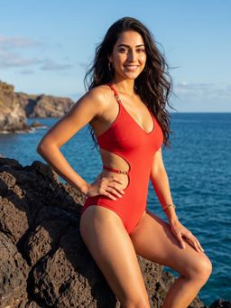 AOBA - Buckled Shoulder Monokini