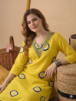 Surhi - Cotton Printed Kurta