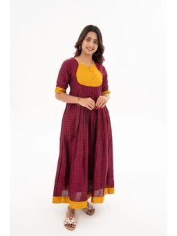 Putchi - Women Wine Cotton Dress