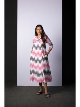 Putchi - Women Pink Cotton Dress