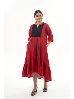 Putchi - Women Red Cotton Dress