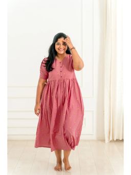 Putchi - Women Mauve Cotton Dress