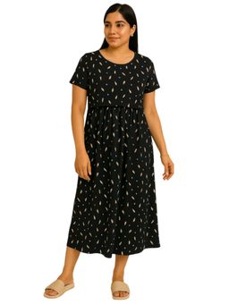 Putchi - Women Black Cotton Dress