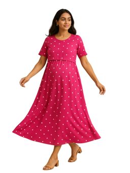 Putchi - Women Pink Cotton Dress