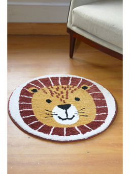 RALIA HOMES - The Simba Lion Brown Kids Bath Mat (M)