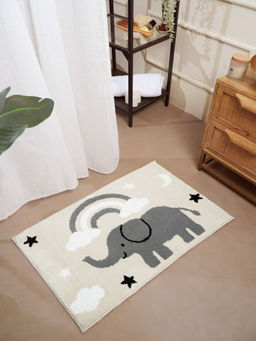 RALIA HOMES - Nilo Elephant Grey Kids Bath Mat (M)