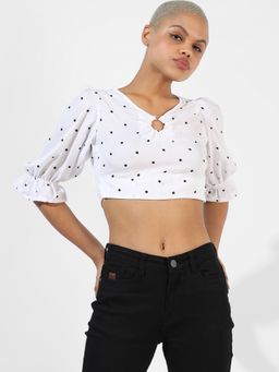 PINACOLADA - Women White Printed Regular Fit Top
