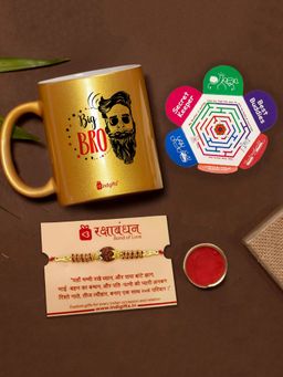 Indigifts - Big Bro Golden Mug, Raksha Bandhan, Best Gift for Rakhi