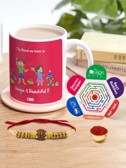 Indigifts - Unique & Beautiful Mug 320ml, Raksha Bandhan Gift