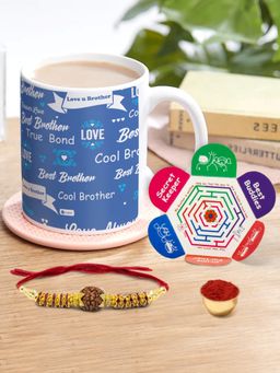 Indigifts - Best Bhaiya True Bond Ceramic Mug 320ml, Rakhi