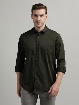 Crocodile - Solid Full Sleeve Shirt