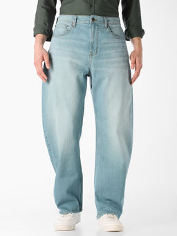 Jack & Jones - Men Light Blue Loose Fit Jeans