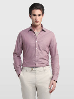 Arrow - Mens Manhattan Slim Fit Textured Formal Shirt