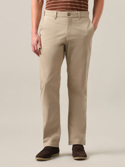 U.S. POLO ASSN. - Mens Riley Straight Fit Satin Casual Trousers