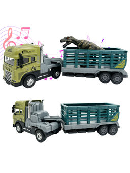 Joy Junction - 1:24 Scale Alloy Metal Rescue Truck and Trailer Set for Kids 3 Years (3-12 Years)