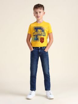 U.S. POLO ASSN. - Blue Slim Fit Stone Wash Jeans