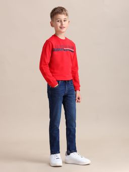 U.S. POLO ASSN. - Blue Slim Fit Stone Wash Jeans