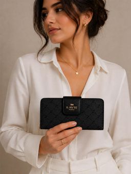 Lavie Paris - Women Mono Marie Bifold Wallet - Charcoal (L)