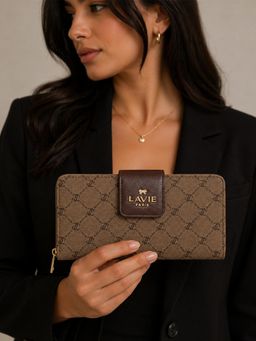 Lavie Paris - Women Mono Marie Bifold Wallet - Latte (L)