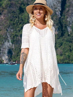 Addery - White Seaside Siren Sarong