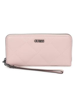 Guess - Khatia Slg Large Zip Around Pink Wallets