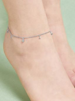 Zavya - Star Charms 925 Sterling Silver Anklets