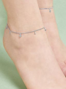 Zavya - Star Charms 925 Sterling Silver Anklets