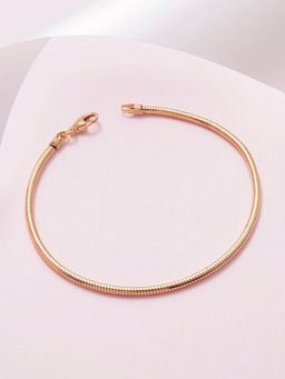 Zavya - Sleek and Slender Rose Gold Bracelet