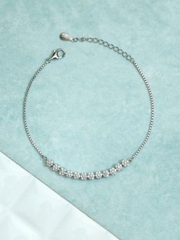 Zavya - Diva Floral 925 Silver Bracelet