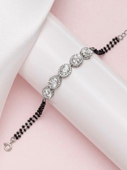 Zavya - Cubic Zirconia 925 Silver Mangalsutra Bracelet