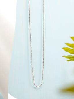 Zavya - Classic Rhodium Plated 925 Sterling Silver Chain