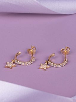 Zavya - Star Studded CZ 925 Silver Earring