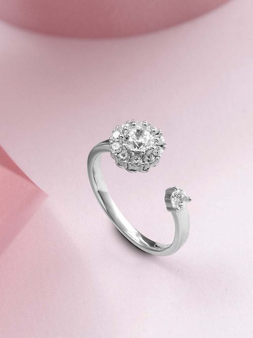 Zavya The Rotating 925 Silver Ring (Adjustable)