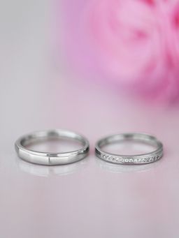 Zavya - The Perfect Us 925 Sterling Silver Ring Combo