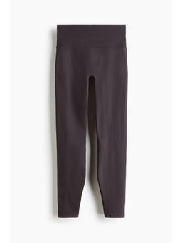 H&M - Women Brown Seamless Sports leggings with DryMove