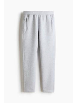 H&M - Men Grey Regular Fit Tapered sports Track Pant with DryMove