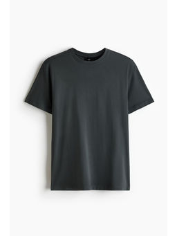 H&M - Men Grey Slim Fit T-shirt