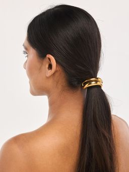 White Lies - Thick Cuff Hair Tie