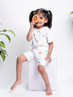 Orange Sugar - Picnic Paradise T-Shirt & Shorts (Set of 2)